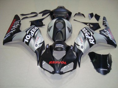 Kits Carene CBR 1000 RR 06-07 - Nero Opaco Argento Repsol