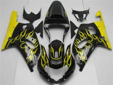 Kits Carene GSXR 600 / 750 K1 K2 K3 01-03 - Nero