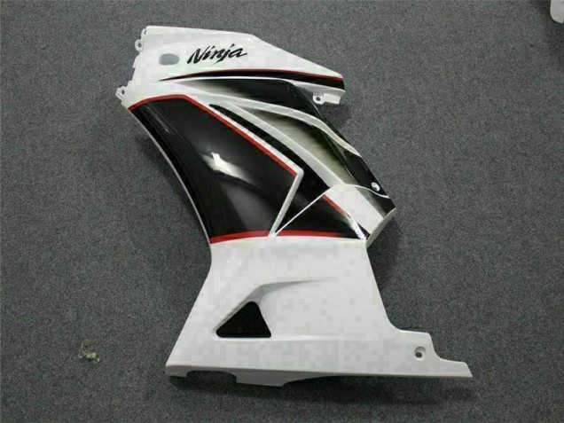 Kits Carene & Plastica EX250 08-12 - Bianco Nero Ninja Kits Carene & Plastica EX250 08-12 - Bianco Nero Ninja