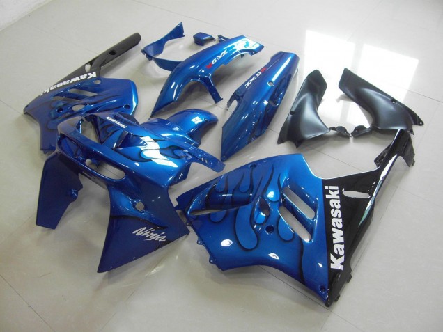 Kits Carene & Plastica ZX9R 94-97 - Blu Nero Fiamma Kits Carene & Plastica ZX9R 94-97 - Blu Nero Fiamma