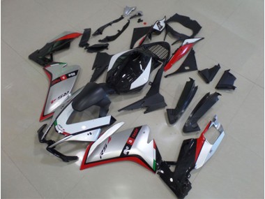 Kits Carene RS4 50 125 11-18 - Nero Argento Rosso